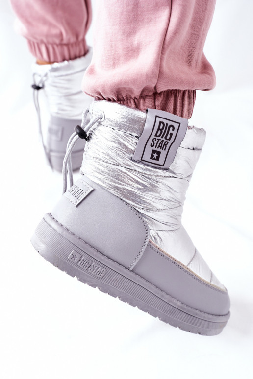 snowboots Big Star II274118 zilverkleur snowboots Big Star II274118 zilverkleur