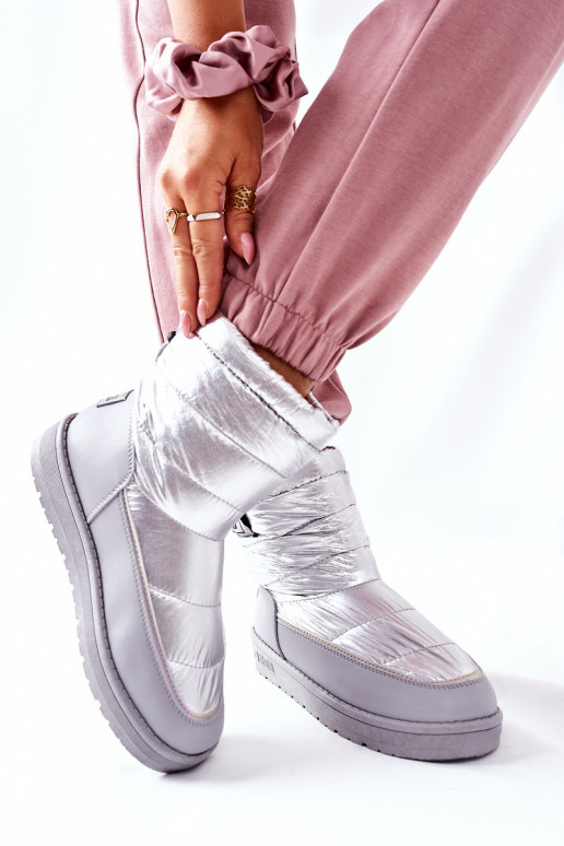 snowboots Big Star II274118 zilverkleur snowboots Big Star II274118 zilverkleur