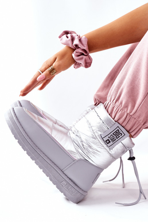 snowboots Big Star II274118 zilverkleur snowboots Big Star II274118 zilverkleur