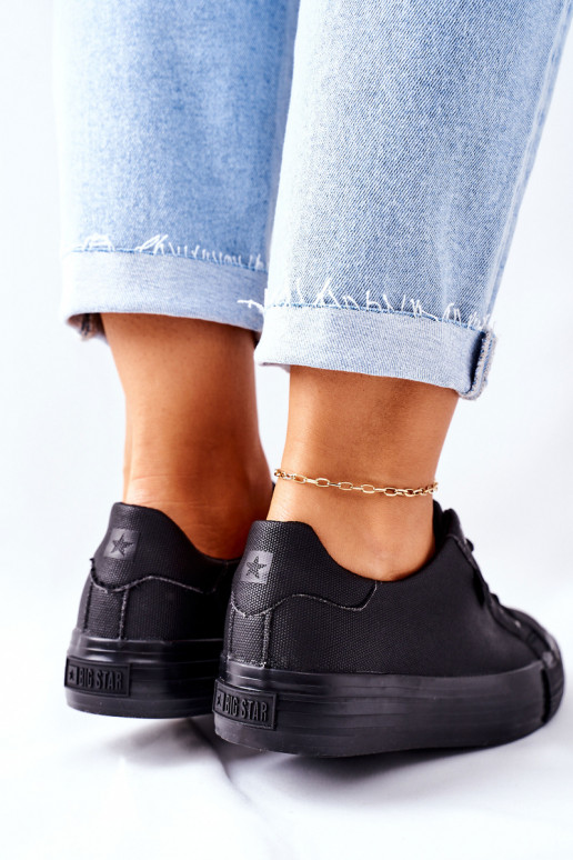 Damesschoenen met plateau BIG STAR II274345 zwart Damesschoenen met plateau BIG STAR II274345 zwart