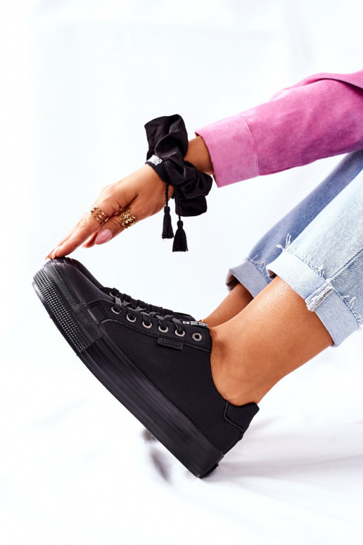 Damesschoenen met plateau BIG STAR II274345 zwart Damesschoenen met plateau BIG STAR II274345 zwart