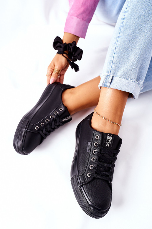 Damesschoenen met plateau BIG STAR II274345 zwart Damesschoenen met plateau BIG STAR II274345 zwart