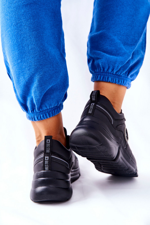 Sportschoenen met platform Big Star II274313 zwarte kleur Sportschoenen met platform Big Star II274313 zwarte kleur