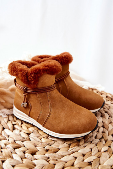 Kindersnowboots Big Star BB374058BS bruin 2