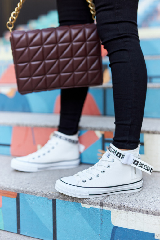 verwarmde vrijetijdsschoenen Big Star GG274027 witte kleur