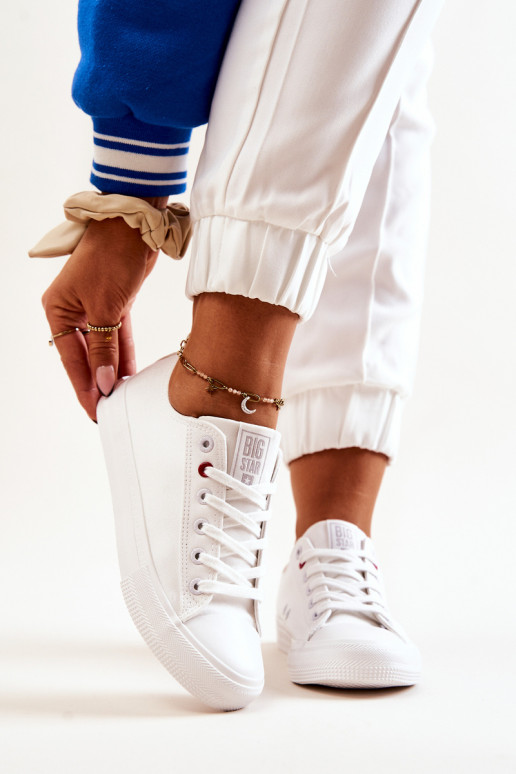 Sneakers Big Star JJ274001 witte kleur