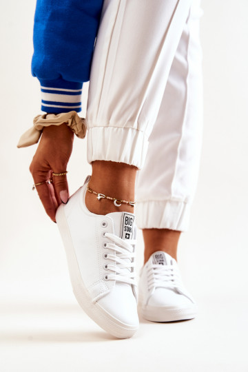 Sneakers Big Star JJ274311 witte kleur