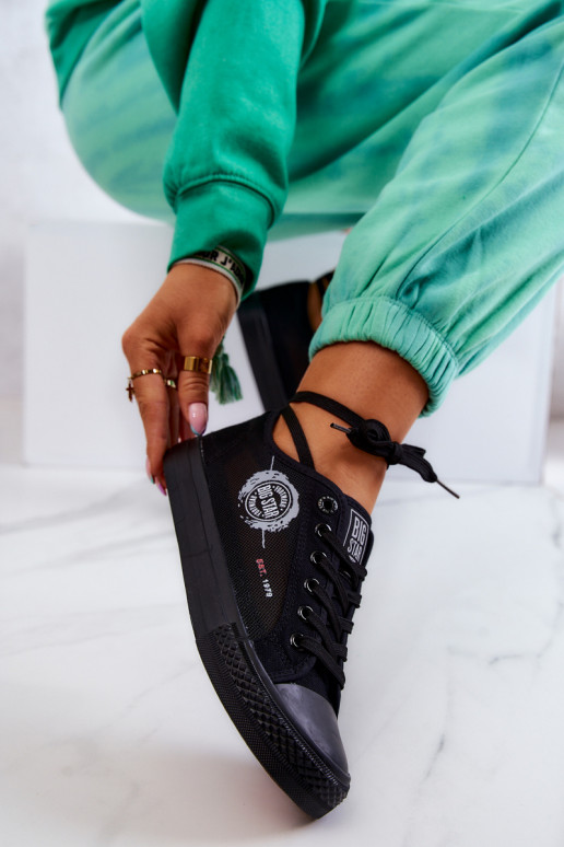 Sneakers vrijetijdsschoenen BIG STAR JJ274A256 zwarte kleur Sneakers vrijetijdsschoenen BIG STAR JJ274A256 zwarte kleur