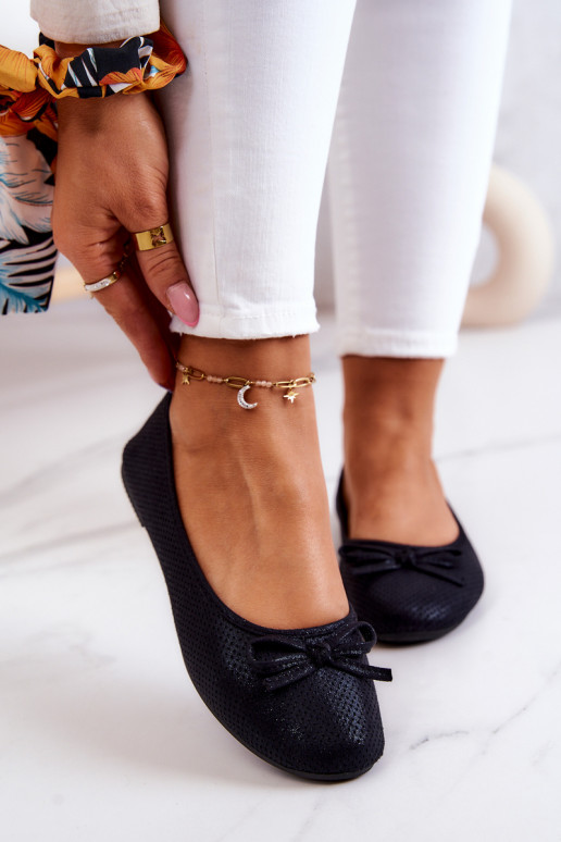 Ballerina's Klassiek model zwarte kleur Fimme