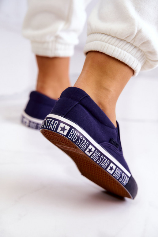 Sneakers Slip-on Big Star HH274011 donkerblauw Sneakers Slip-on Big Star HH274011 donkerblauw
