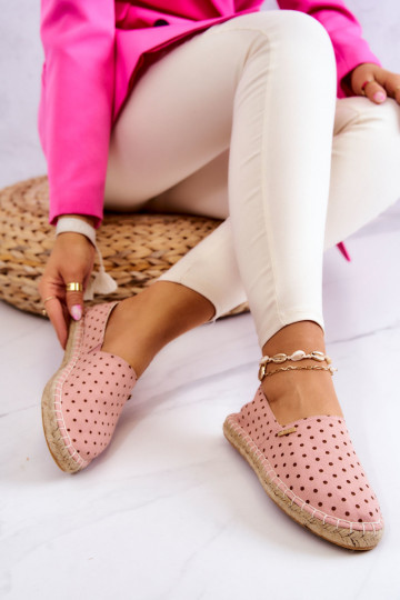 espadrilles met stippen Big Star JJ274869 roze