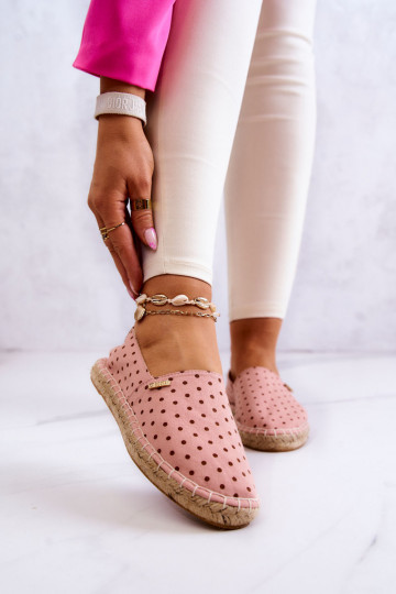 espadrilles met stippen Big Star JJ274869 roze 2