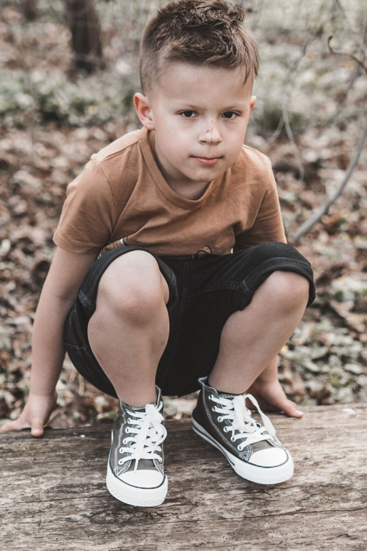 Kindervrijetijdsschoenen met zool in kaki kleur Filemon Kindervrijetijdsschoenen met zool in kaki kleur Filemon