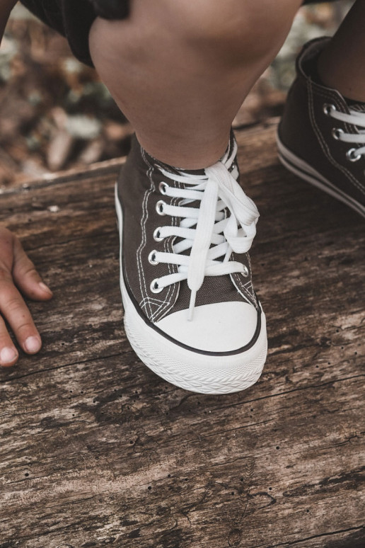 Kindervrijetijdsschoenen met zool in kaki kleur Filemon Kindervrijetijdsschoenen met zool in kaki kleur Filemon