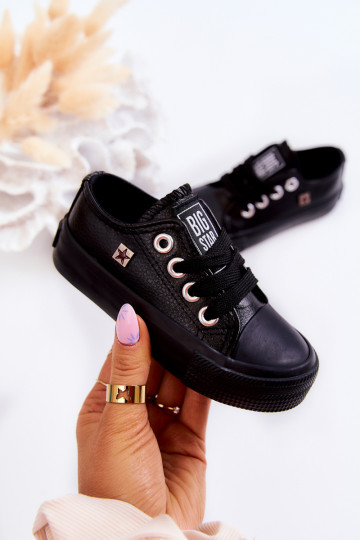 Kindervrijetijdsschoenen BIG STAR JJ374311 zwart
