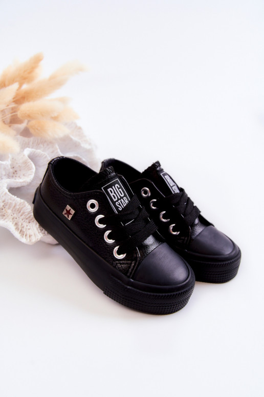 Kindervrijetijdsschoenen BIG STAR JJ374311 zwart