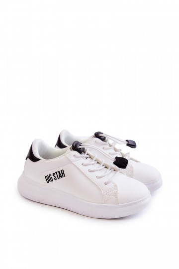 Kindersneakers Big Star JJ374069 Wit-zwarte kleuren 2