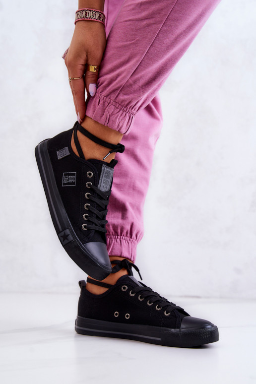 Klassiek model platte schoenen Big Star JJ274257 kleur zwart