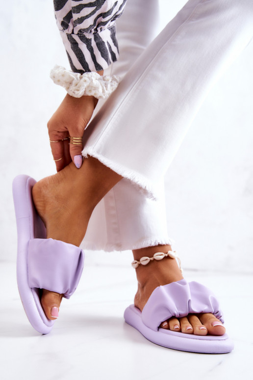 Klassiek model Slippers paars Feline Klassiek model Slippers paars Feline