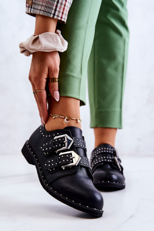 schoenen met gespen Lu Boo zwart schoenen met gespen Lu Boo zwart