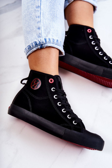 Cross Jeans JJ2R4055C Cross Jeans vrijetijdsschoenen in zwarte kleur 2