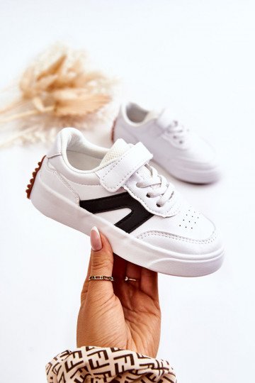 Kindersportschoenen Wit-zwarte kleur Jessie