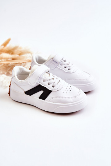 Kindersportschoenen Wit-zwarte kleur Jessie 2