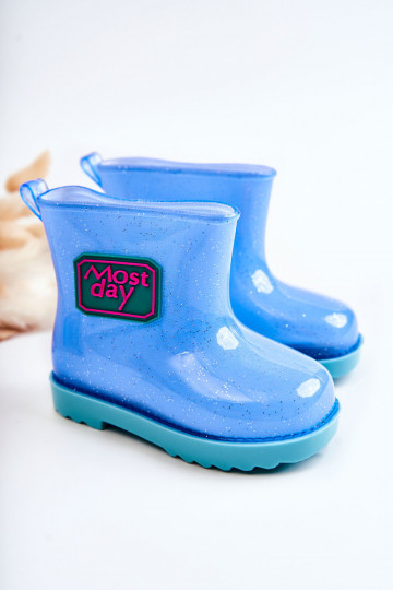 Kinderrubberlaarzen blauwe kleur Rain 2