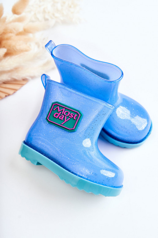Kinderrubberlaarzen blauwe kleur Rain Kinderrubberlaarzen blauwe kleur Rain