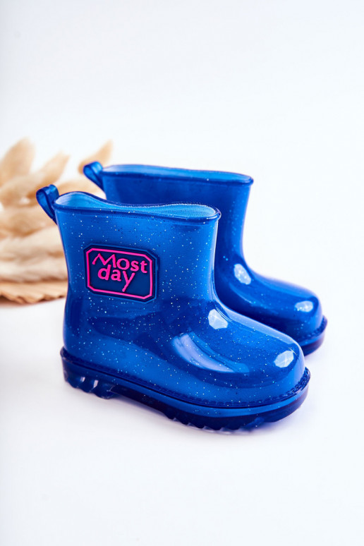 Kinderrubberlaarzen in de kleur donkerblauw Rain Kinderrubberlaarzen in de kleur donkerblauw Rain