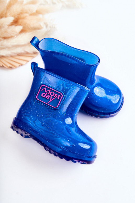 Kinderrubberlaarzen in de kleur donkerblauw Rain Kinderrubberlaarzen in de kleur donkerblauw Rain
