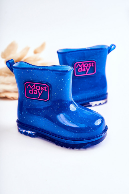 Kinderrubberlaarzen in de kleur donkerblauw Rain Kinderrubberlaarzen in de kleur donkerblauw Rain