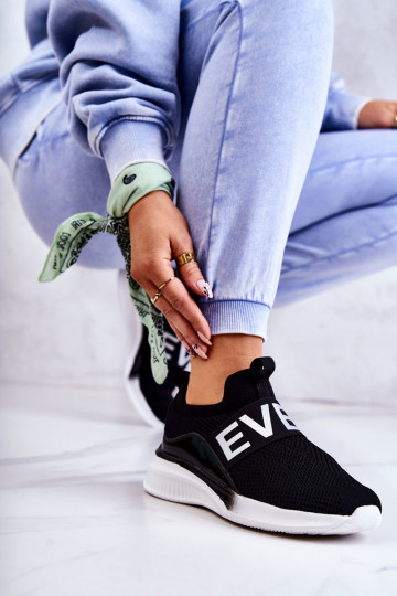 Loran sportschoenen van een opvallend model in de kleur zwart 2