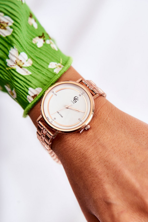 Dameshorloge GG Luxe roségouden kleur Dameshorloge GG Luxe roségouden kleur