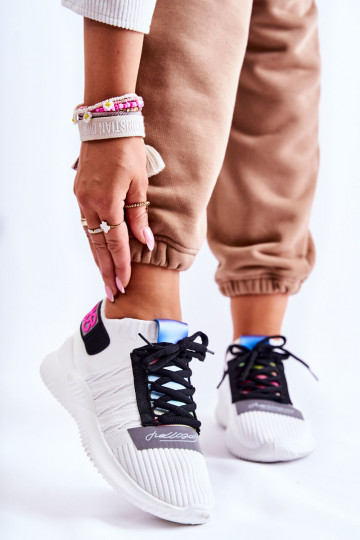 Witte kleur Klayra schoenen van het sneakermodel