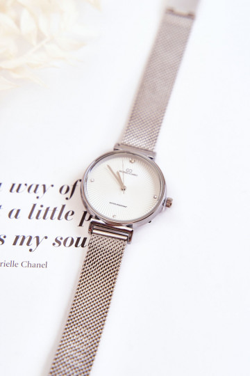 Dames waterbestendig horloge van Giorgio & Dario in zilver
