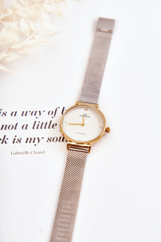 Dames waterdicht horloge Giorgio & Dario goud-zilverkleur