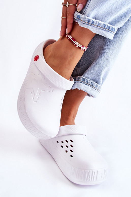 Lichte pantoffels Big Star II275003 witte kleur Lichte pantoffels Big Star II275003 witte kleur