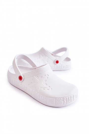 Lichte pantoffels Big Star II175003 witte kleur