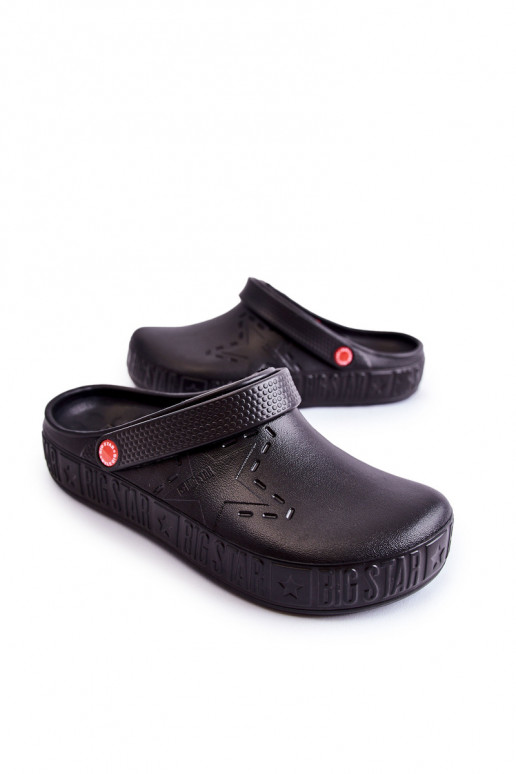 Lichte pantoffels Big Star II175001 zwarte kleur Lichte pantoffels Big Star II175001 zwarte kleur