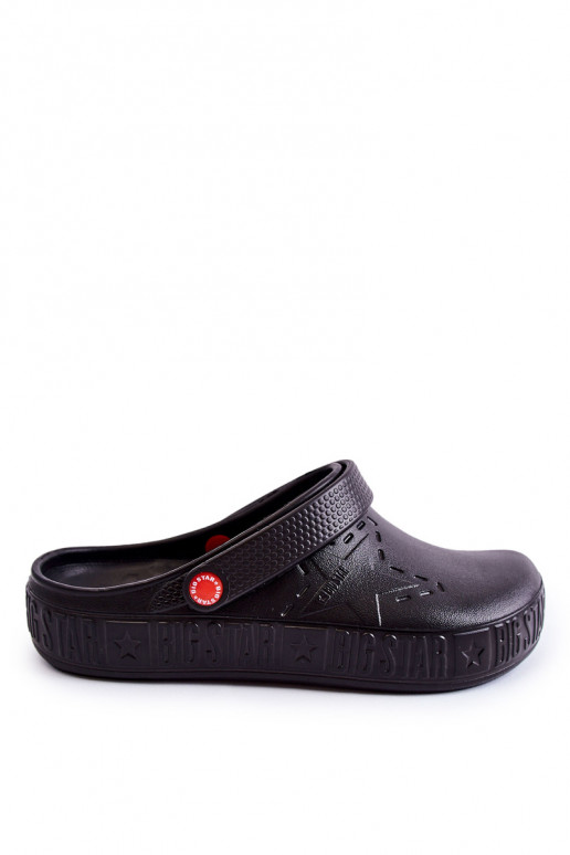 Lichte pantoffels Big Star II175001 zwarte kleur Lichte pantoffels Big Star II175001 zwarte kleur