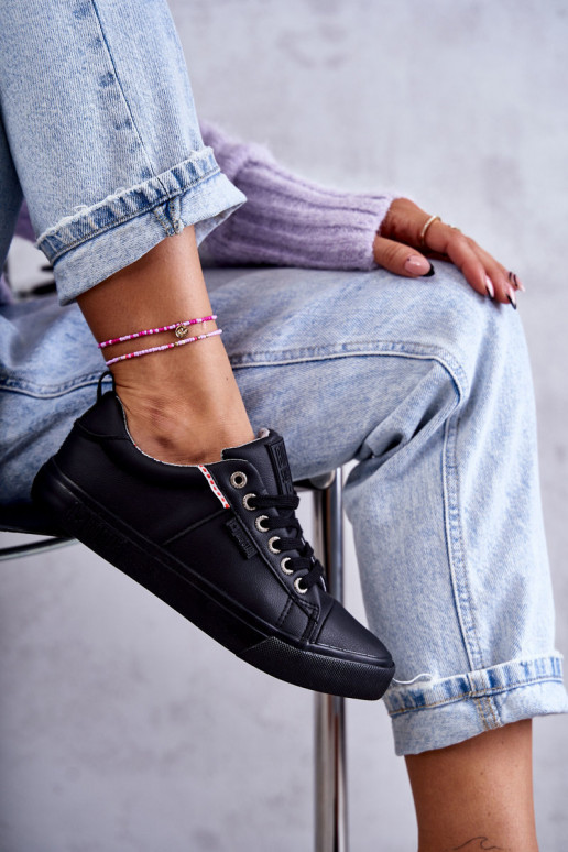 Damescasual schoenen Big Star KK274006 zwart