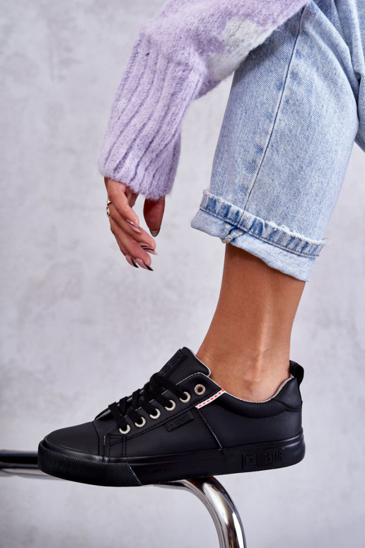 Damescasual schoenen Big Star KK274006 zwart