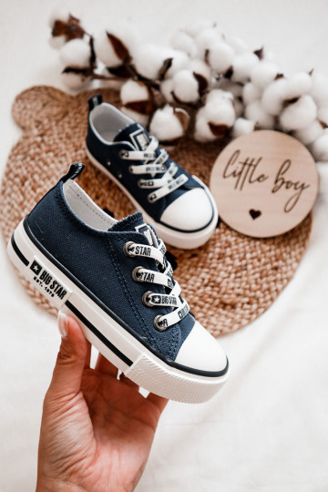 Kindervrijetijdsschoenen BIG STAR KK374070 donkerblauw 2
