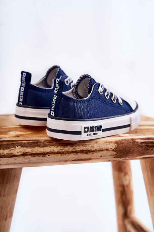 Kindervrijetijdsschoenen BIG STAR KK374070 donkerblauw