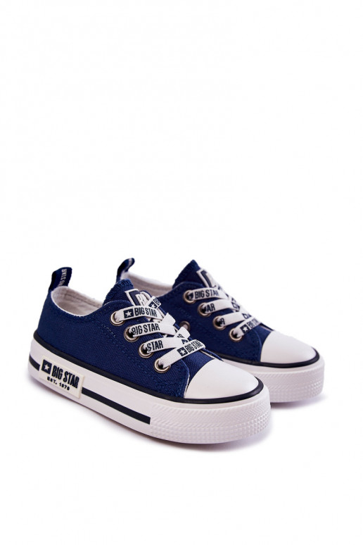 Kindervrijetijdsschoenen BIG STAR KK374070 donkerblauw