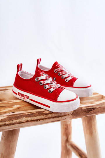 Vrijetijdsschoenen voor kinderen BIG STAR KK374071 rood