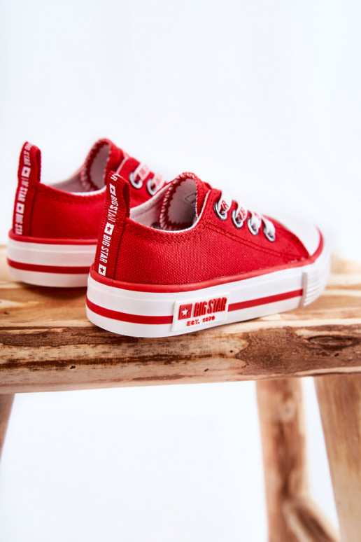 Vrijetijdsschoenen voor kinderen BIG STAR KK374071 rood Vrijetijdsschoenen voor kinderen BIG STAR KK374071 rood