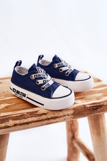 Vrijetijdsschoenen voor kinderen BIG STAR KK374050 donkerblauw