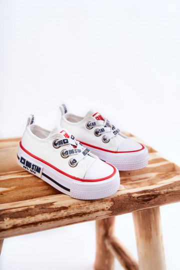 Vrijetijdsschoenen voor kinderen BIG STAR KK374048 wit